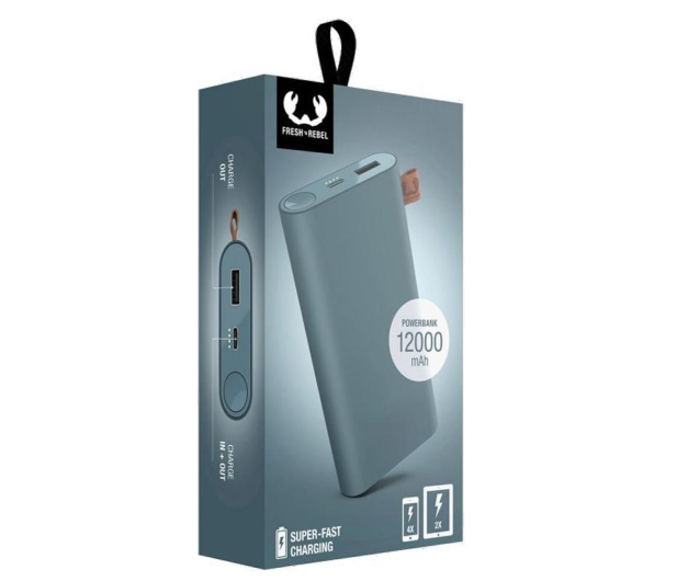 Fresh N Rebel Power Bank 12000 mAh Dive Blue 214934 - 1068525 - zdjęcie 2